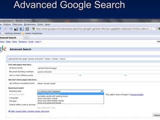 Advanced Google Search 