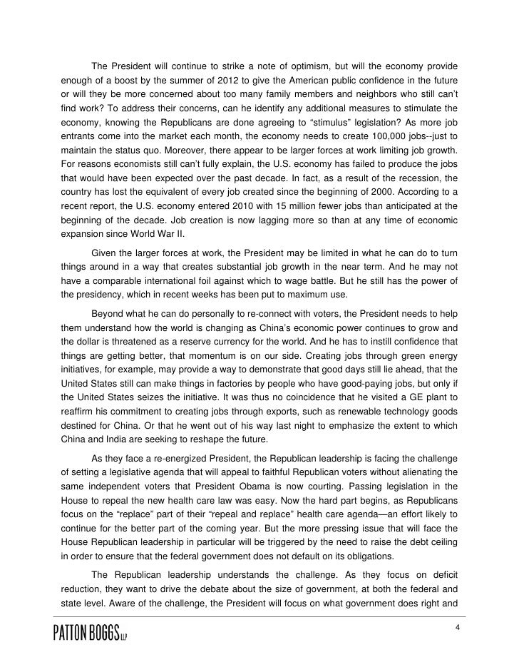 2011 State of the Union Analysis