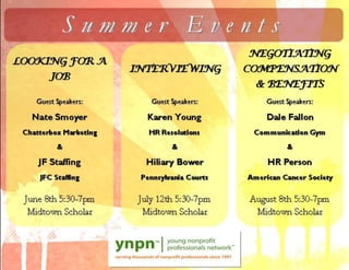2011 YNPN Summer Event