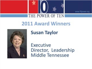 Air Quality: Challenges and PrioritiesBob Martineau, CommissionerTennessee Department of Environment and ConservationPower of 10 Regional Summit Nashville, TennesseeMay 25, 2011