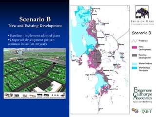 Our Region’s FutureRegional Choices and Outcomes			 EnvironmentTransportationLand UseEnergy UseHousingOpportunitiesJob CreationAg Land ConsumptionOpen SpaceWater UseAir QualityTrafficMiles of Driving