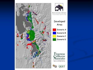  Dispersed development pattern common in last 20-30 yearsScenario CNew and Existing Development More infill and redevelopment