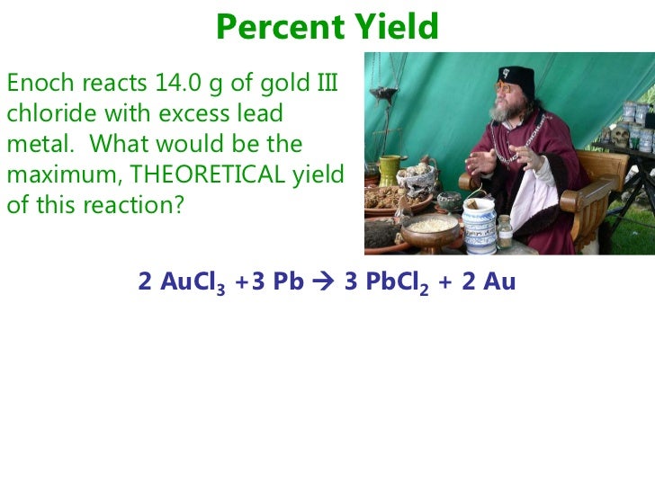 2011 topic 01 lecture 3 - limiting reactant and percent yield slideshare - 웹