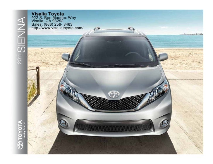 2011 Toyota Sienna Fresno Ca Visalia Toyota