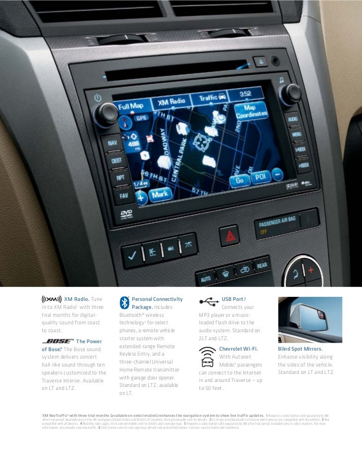 2011 traverse brochure