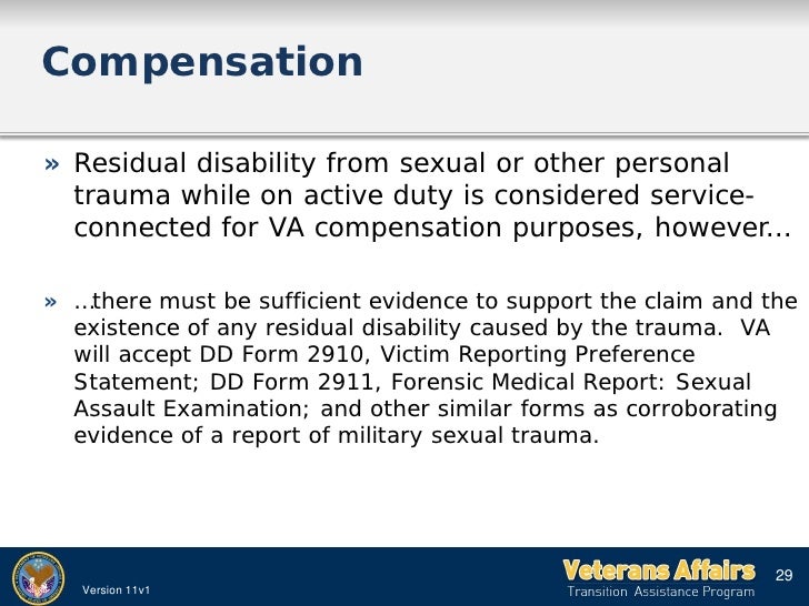 2011 va tap presentation va form 21 526b instructions