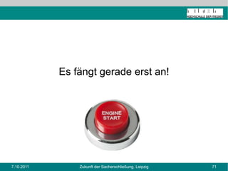 Die Zukunft von Bibliotheksdaten Ein möglichst stark vernetzter Knoten in der LOD-Cloud (Backbone des Semantic Web) 