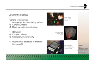 3D Display Technology: VDC-Whitepaper | PDF