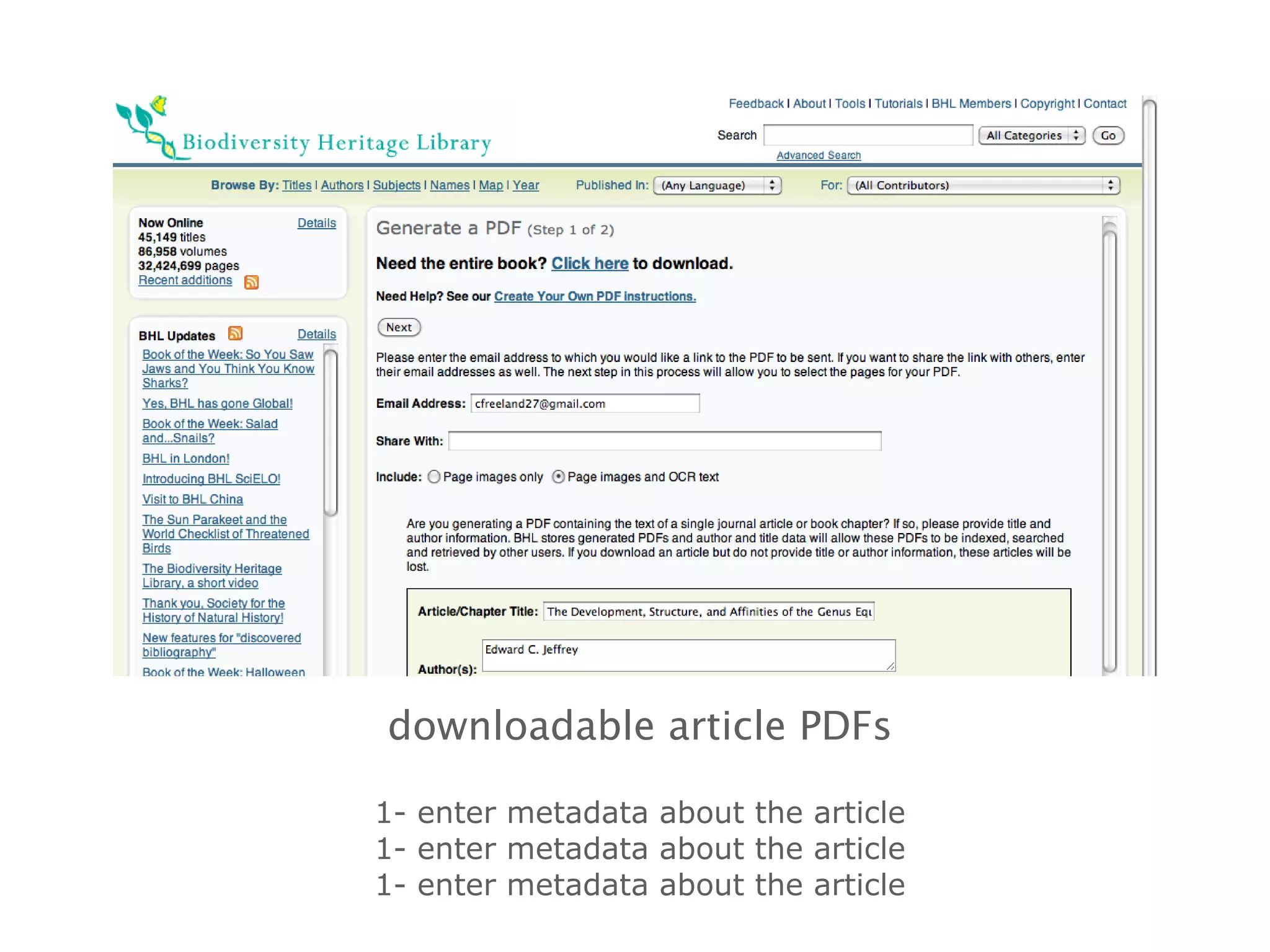 downloadable article PDFs 1- enter metadata about the article 1- enter metadata about the article 1- enter metadata about the article 