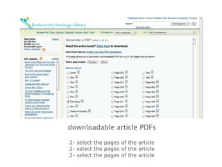 downloadable article PDFs 2- select the pages of the article 2- select the pages of the article 2- select the pages of the article 