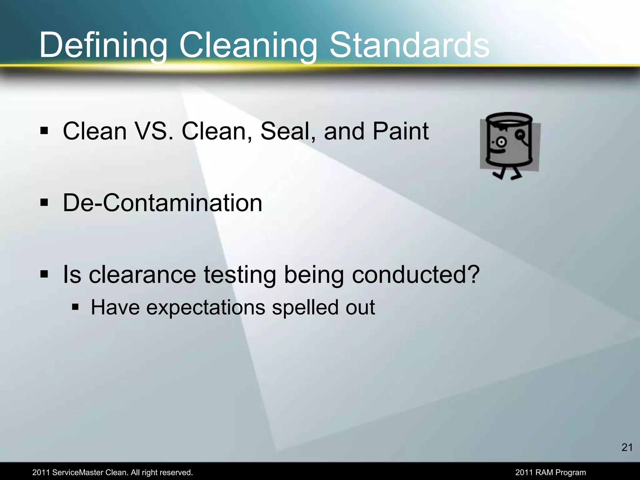 Defining the money termsDefine how invoicing is suppose to be organized to the adjusters expectations