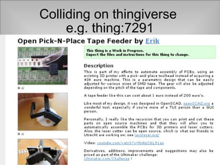 Colliding on thingiverse  e.g. thing:7291 