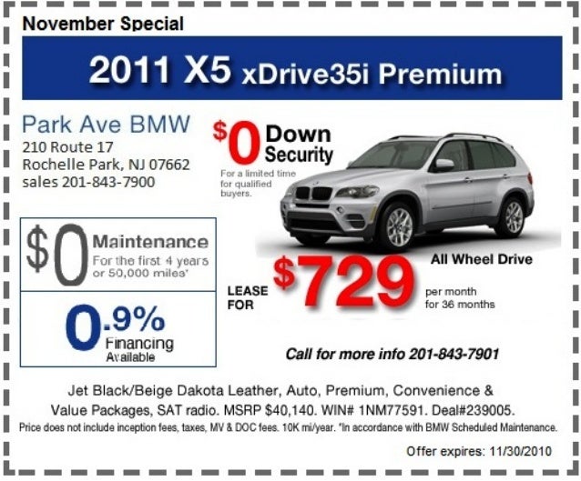Park Ave Auto >> 2011 X5 Xdrive35i Premium Lease Park Ave Bmw Rochelle Park Nj Park Ave Auto >> 2011 X5 Xdrive35i Premium Lease Park Ave Bmw Rochelle Park Nj