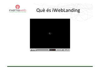 Què és iWebLanding
 