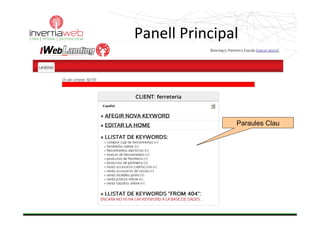 Panell Principal




                Paraules Clau
 