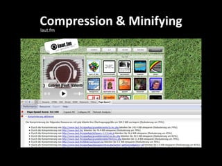 Compression & Minifying
laut.fm
 