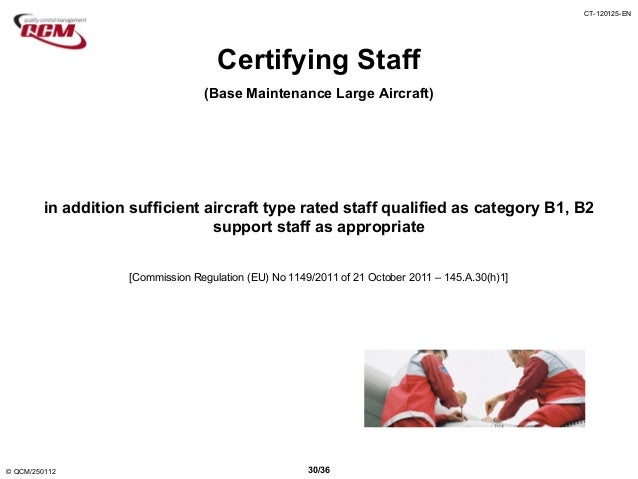 Certifying Staff MRO