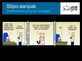 Stipo-aanpak
Ondernemerschap en strategie
 