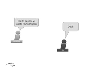 Detta fækser vi
    glætt. Hunnertusen
                              Deal!




Rørlegger




                         Du
 