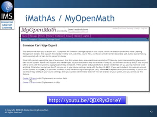 iMathAs / MyOpenMath http://youtu.be/QDXRys2o1eY 