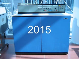 Brief History of Cloud Computing




              2015

                                                 1965
@marcedavis        Marc Davis                 Mainframe
                                    http://marcdavis.me
 