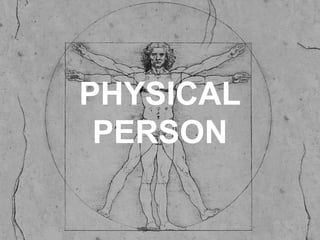 PHYSICAL
               PERSON

@marcedavis      Marc Davis   http://marcdavis.me
 