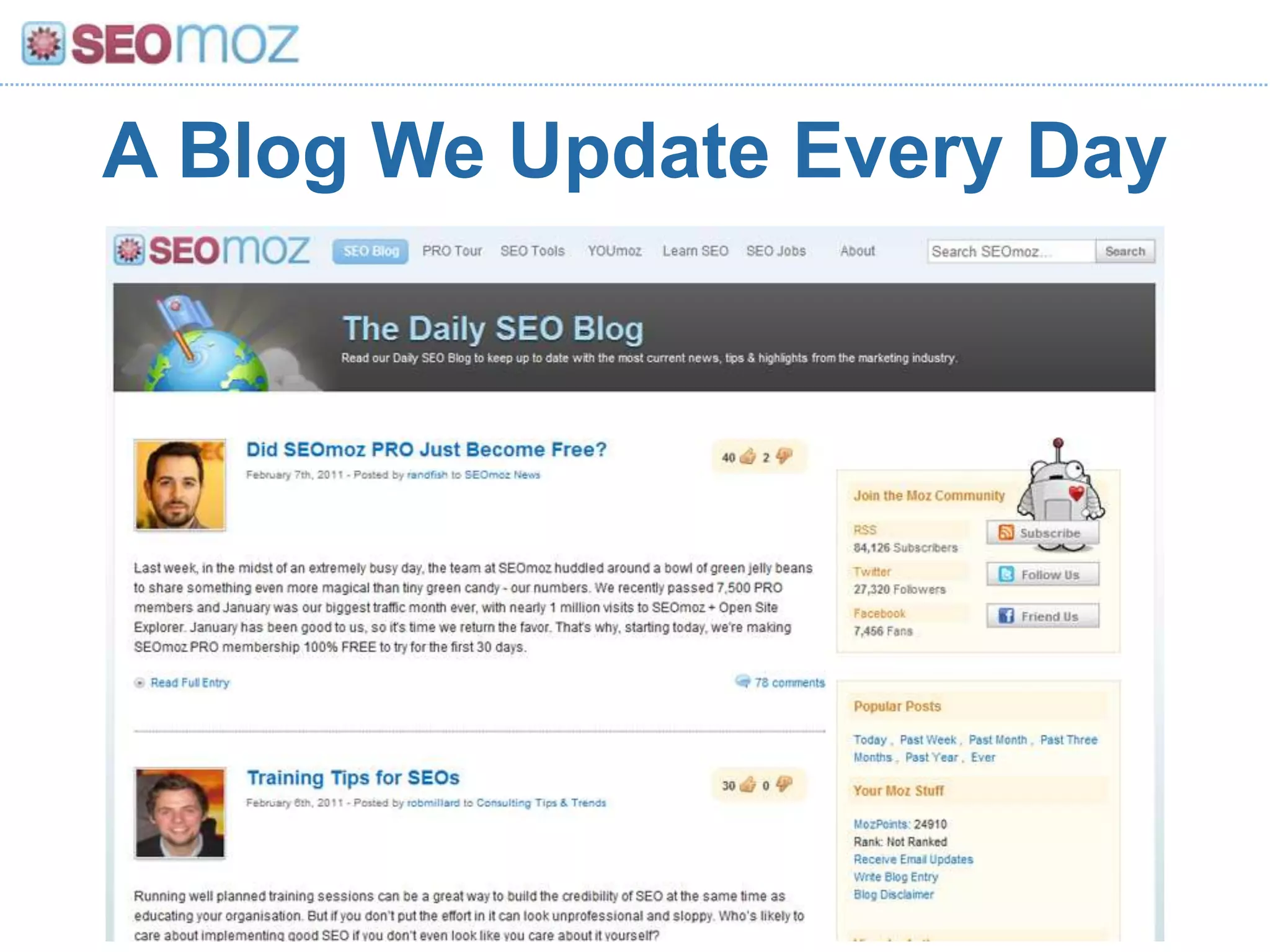 A Blog We Update Every Day
 