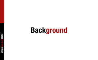 OpenSplice DDS




             Background
 