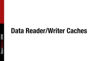Data Reader/Writer Caches
OpenSplice DDS
 