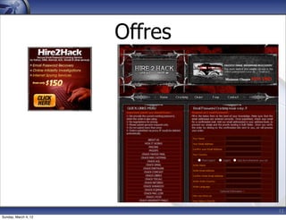 Offres




                               12
Sunday, March 4, 12
 