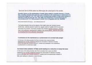 Dosis efectivas y contenido en
los alimentos
 