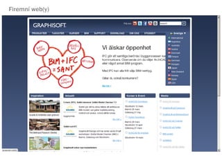 Firemn web(y)




                 Sociln mdia jsou oboustrann komunikace,vy?aduj konverzaci
                 Konverzace znamen neocenitelnou mo?nost zskvn zptn vazby
 
