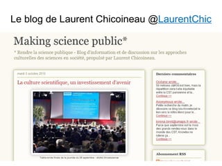 Le blog de Laurent Chicoineau @LaurentChic
 