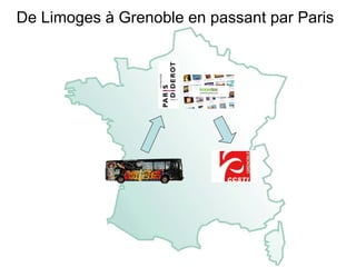 De Limoges à Grenoble en passant par Paris
 