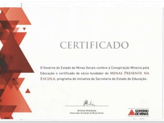 21/mar/2012 – Lançamento Mov. Minas Presente na Escola – Cidade
Administrativa
 