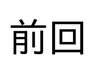 前回
 