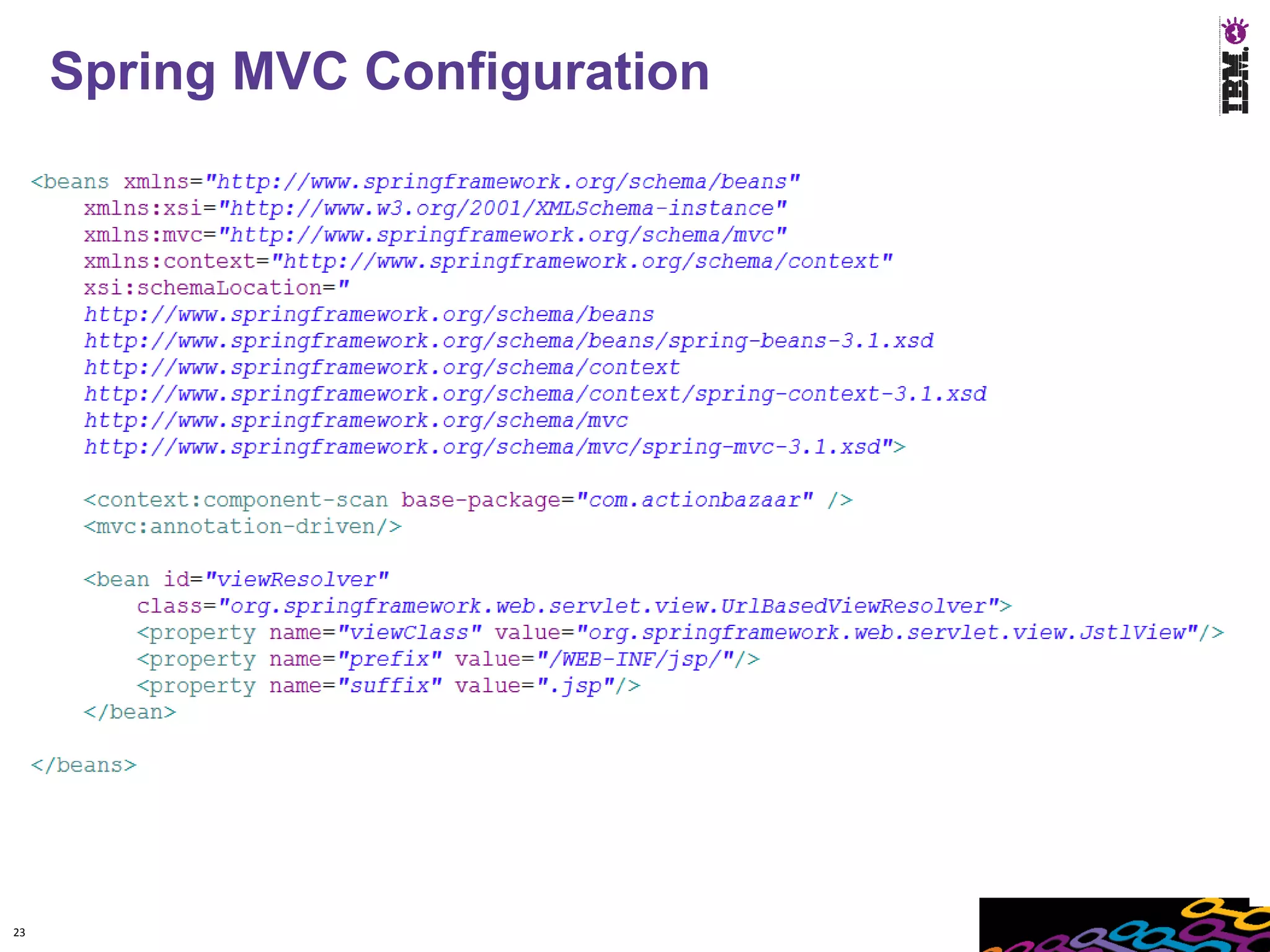 Spring MVC Configuration




23
 