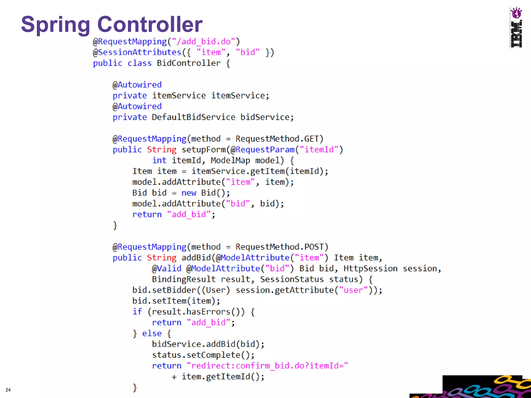 Spring Controller




24
 