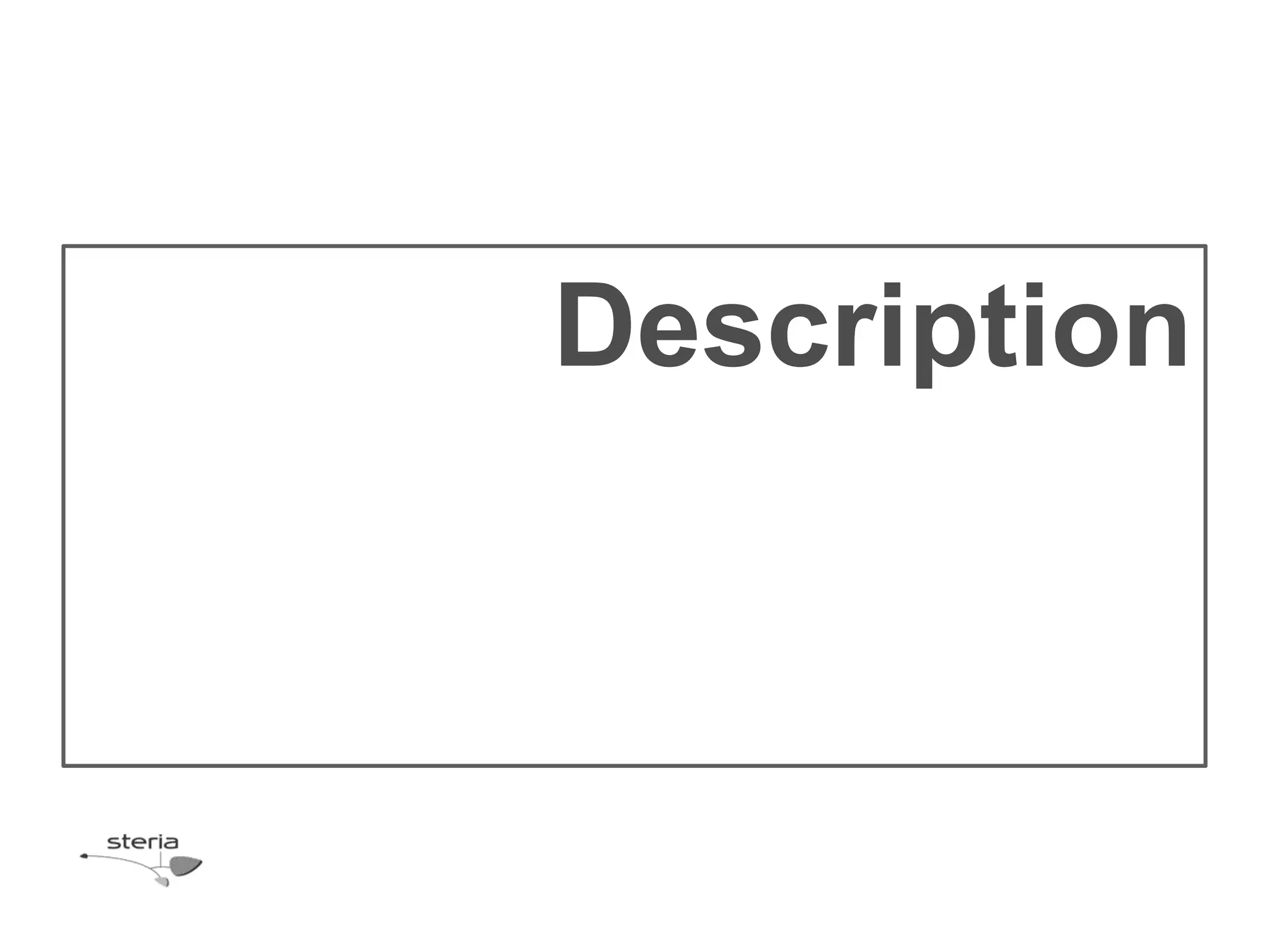 Description
 
