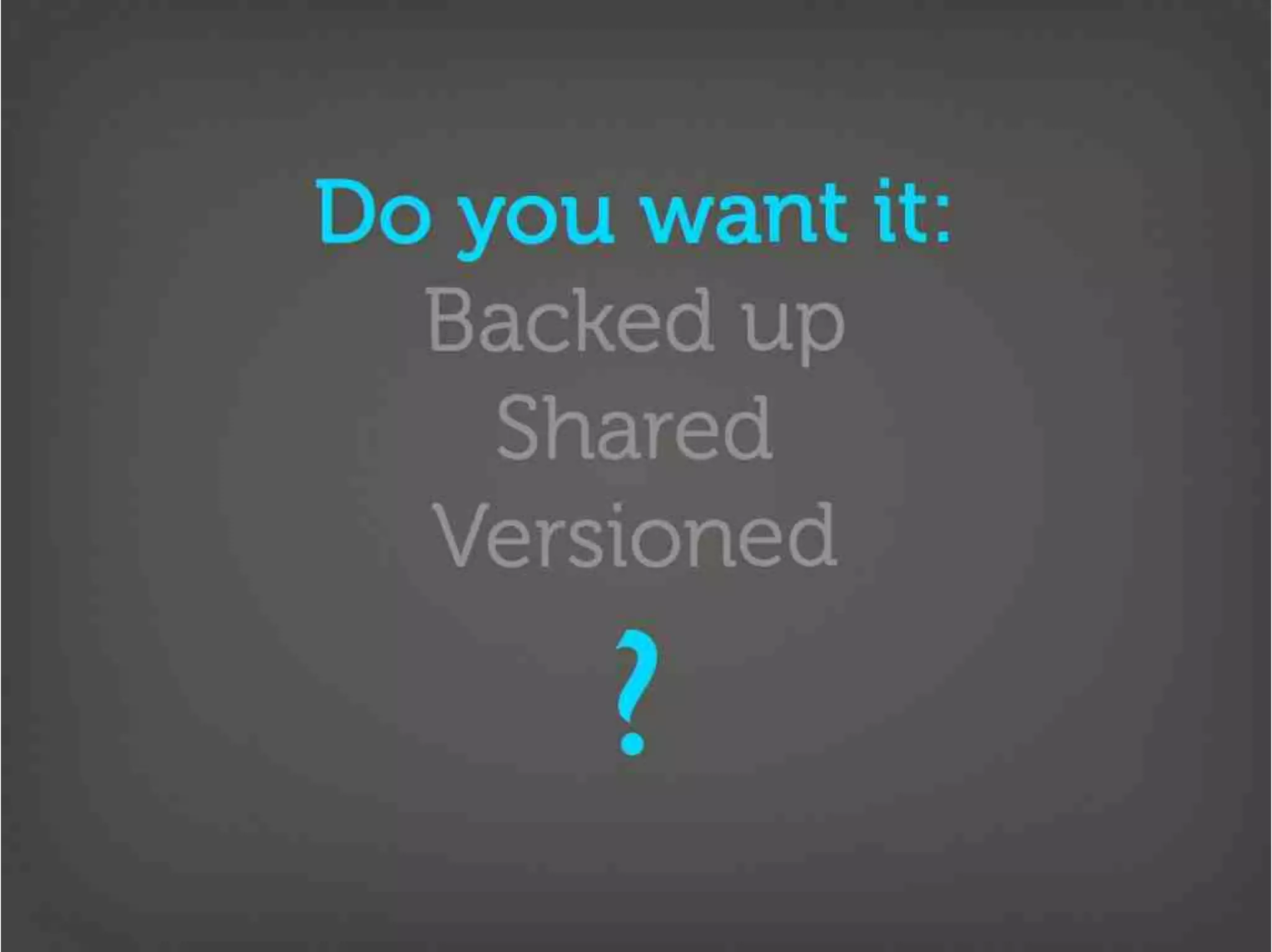 Version Control Done Right