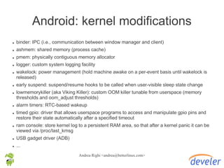 Workshop su Android Kernel Hacking | PDF
