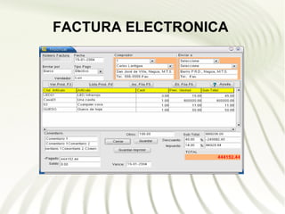 FACTURA ELECTRONICA
 