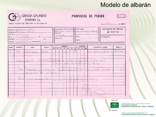 Modelo de albarán
 