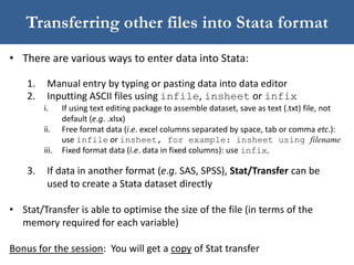 Comprehensive Introduction to Data Analysis Using STATA Software | PDF