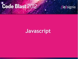 Javascript
 