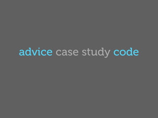 advice case study code
 