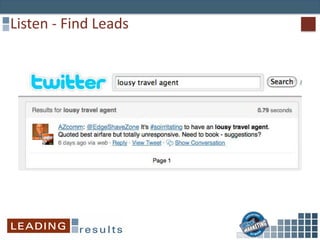 Listen - Find Leads
 