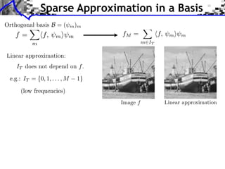 Sparse Approximation in a Basis
 