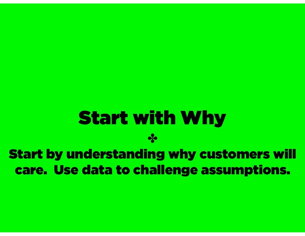 Start with Why Start by