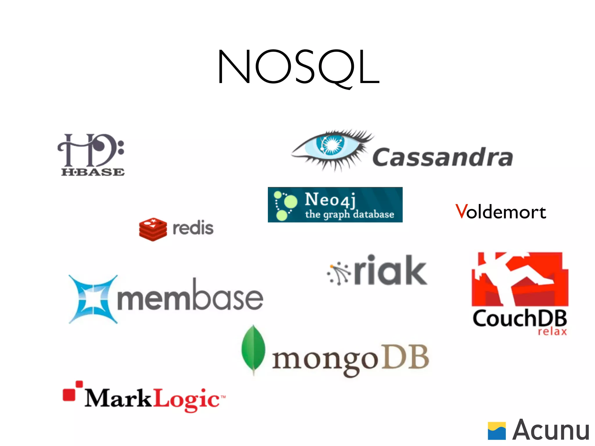 NOSQL

        Voldemort
 